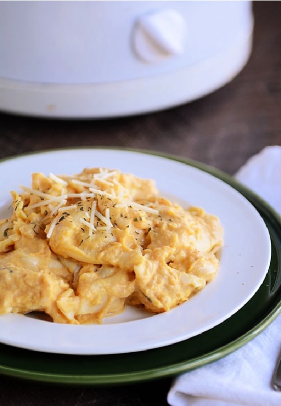 Slow Cooker Butternut Squash Tortellini from Mel's Kitchen Cafe