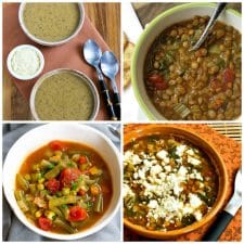 Four Fantastic Vegetarian Soup Recipes (Slow Cooker or Instant Pot)