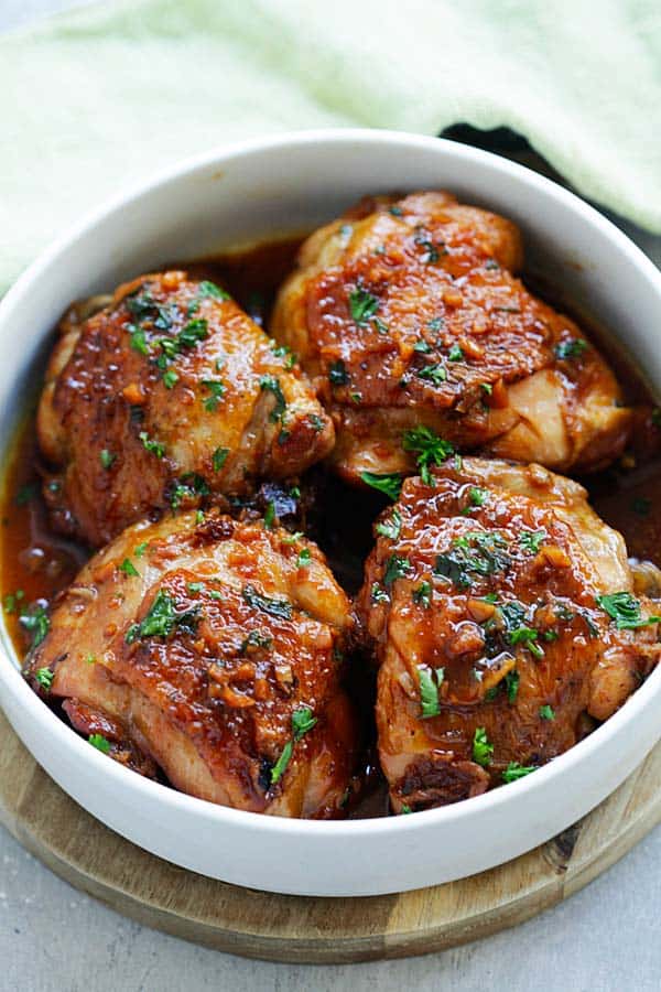 Honey-Garlic Chicken for a Family-Friendly Dinner (Slow Cooker or Instant Pot) found on Slow Cooker or Pressure Cooker.