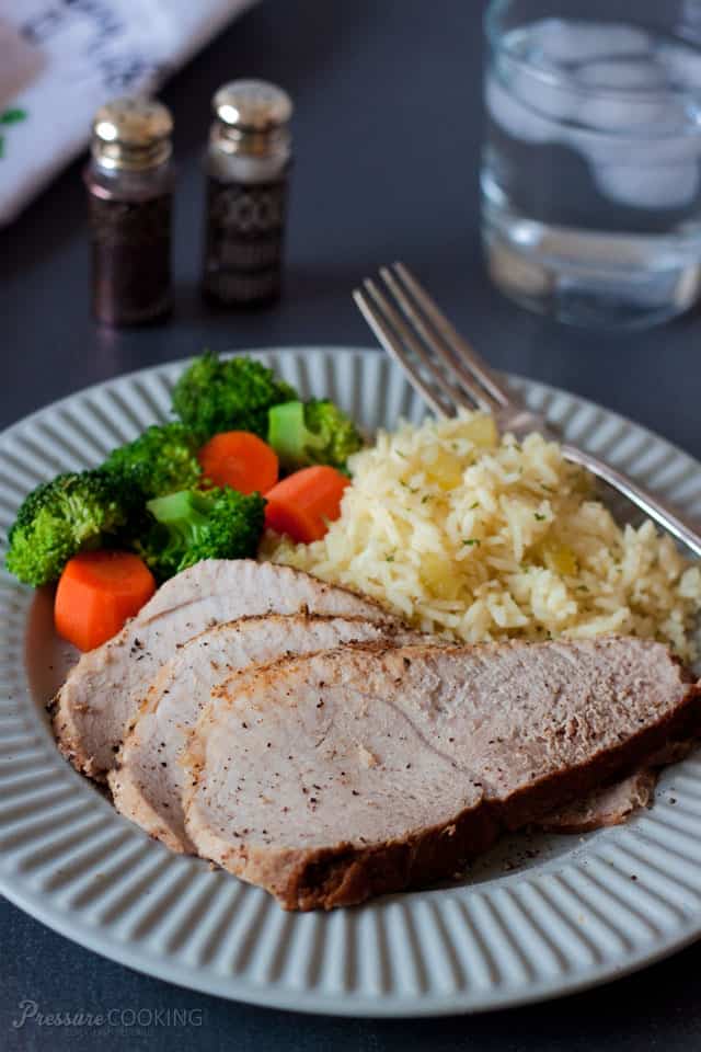 Pork Sirloin Tip Roast in the Pressure Cooker from Pressure Cooking Today