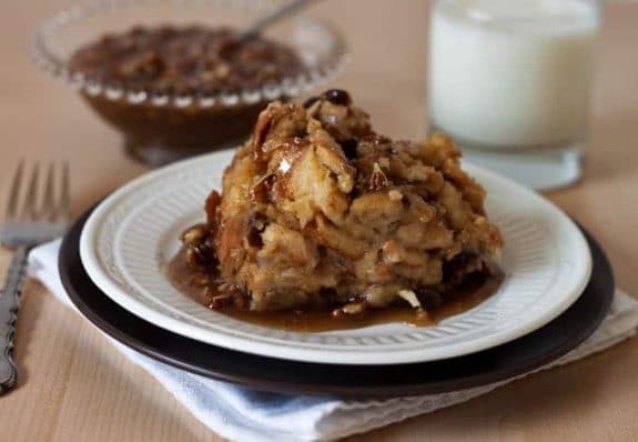 Three Tempting Recipes for Bread Pudding featured on Slow Cooker or Pressure Cooker at SlowCookerFromScratch.com