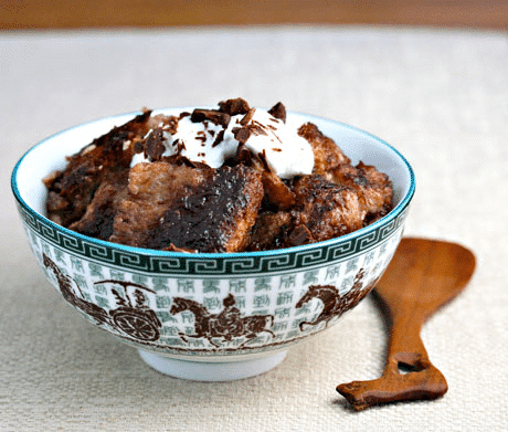 Three Tempting Recipes for Bread Pudding featured on Slow Cooker or Pressure Cooker at SlowCookerFromScratch.com