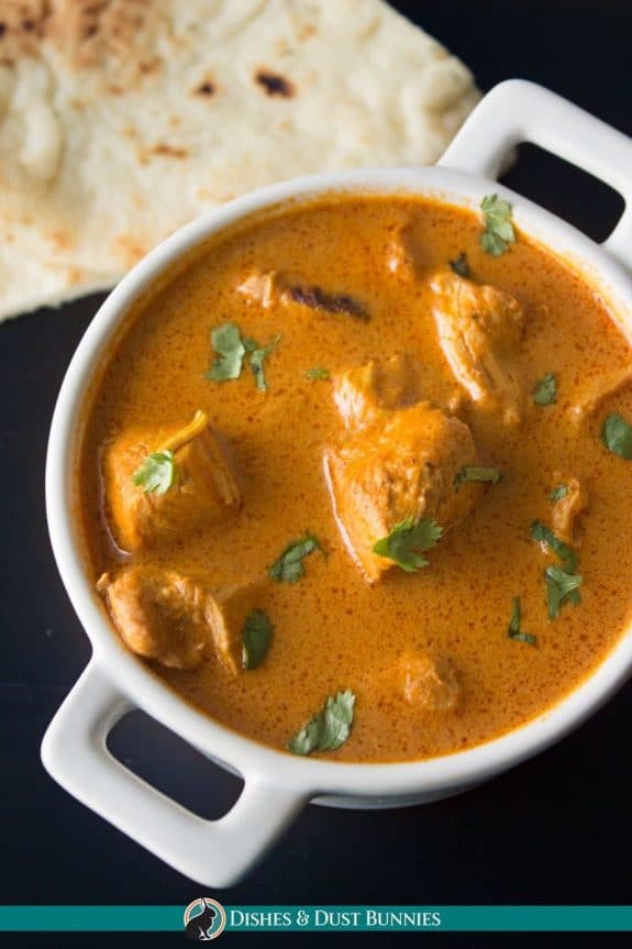 Four Flavorful Recipes for Butter Chicken featured on Slow Cooker or Pressure Cooker at SlowCookerFromScratch.com