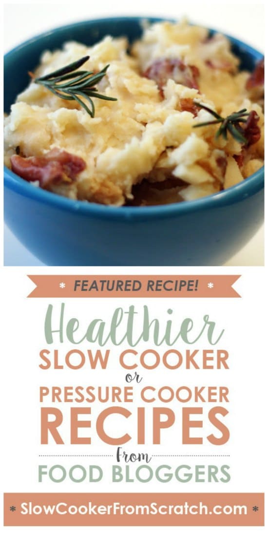 Slow Cooker Rosemary Garlic Mashed Potatoes from Coconut and Lime