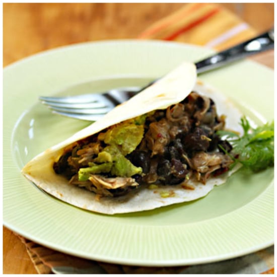 Three Terrific Recipes for Chicken and Black Bean Tacos featured on Slow Cooker or Pressure Cooker at SlowCookerFromScratch.com 
