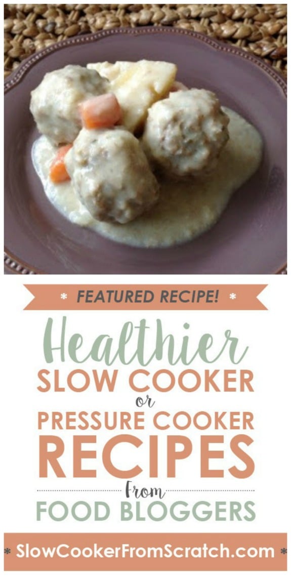 Slow Cooker Meatballs in EggLemon Sauce (Giouvarlakia) from On Top of