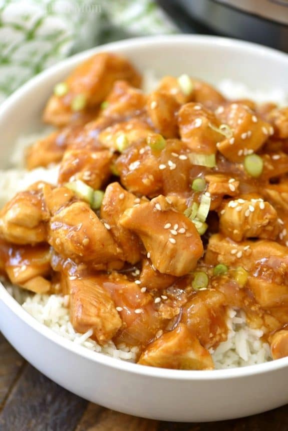 Four Fabulous Recipes for Sriracha Chicken featured on Slow Cooker or Pressure Cooker at SlowCookerFromScratch.com