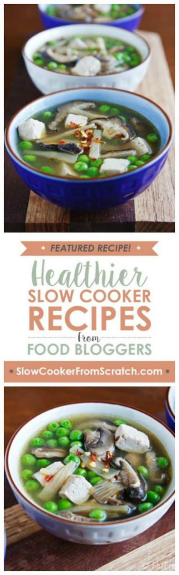 Kathy's Slow Cooker Vegan Hot and Sour Soup from Fat Free Vegan Kitchen