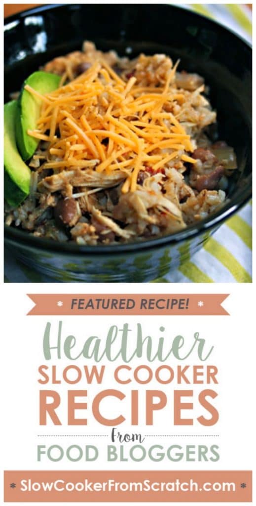 Slow Cooker Chicken and Pinto Bean Burrito Bowl from The Perfect Pantry