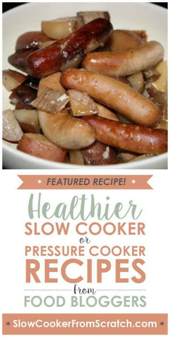 Slow Cooker Overnight Breakfast Potatoes with Sausage from A Year of