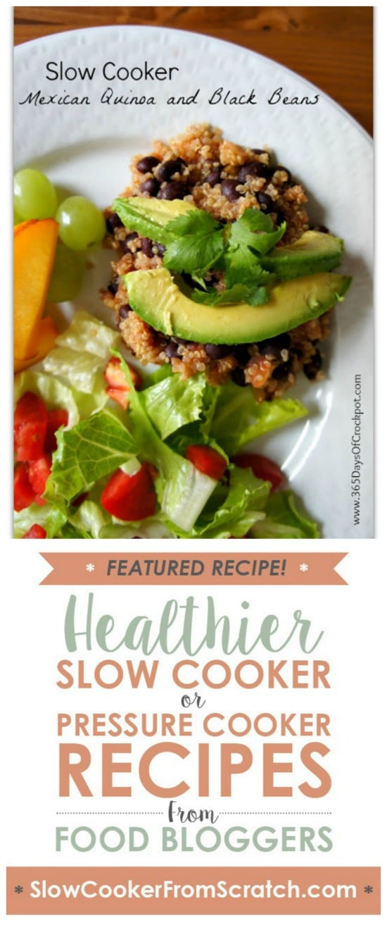 Slow Cooker Mexican Quinoa and Black Beans from 365 Days of Slow Cooking Slow Cooker or