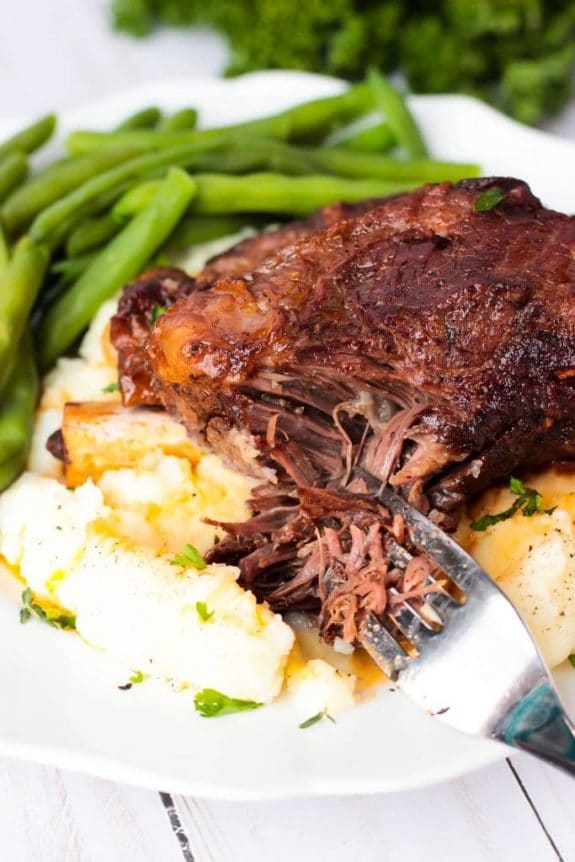 Instant Pot Short Ribs from Big Bear's Wife featured on Slow Cooker or Pressure Cooker at SlowCookerFromScratch.com