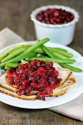 Top Ten Recipes for Slow Cooker Cranberry Sauce featured on SlowCookerFromScratch.com