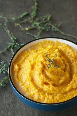 Crockpot Buttery Sage Sweet Potatoes