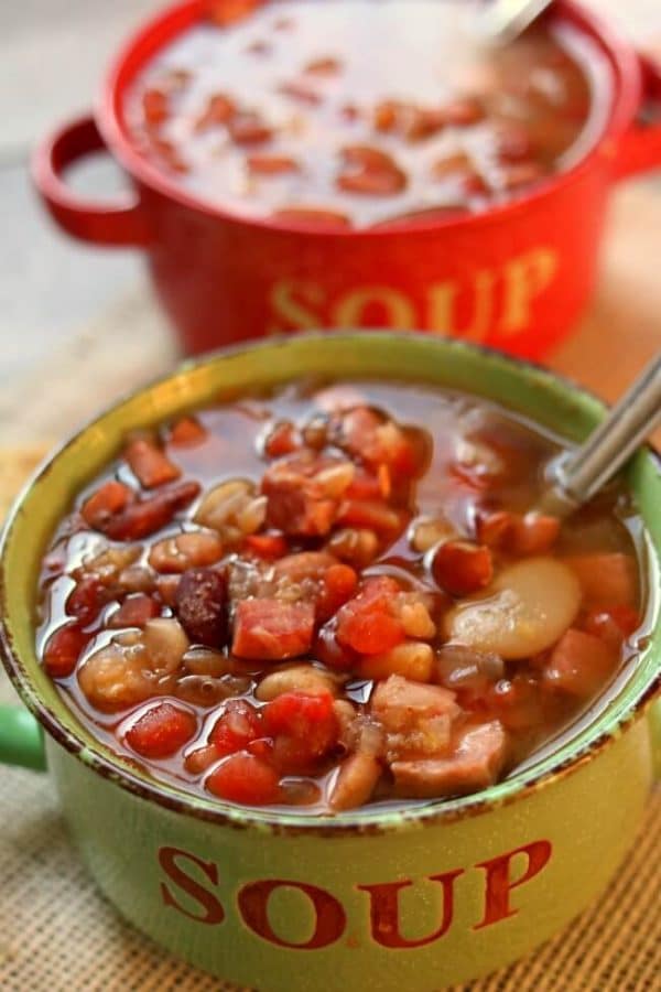 Instant Pot 15 Bean Soup from 365 Days of Slow + Pressure Cooking