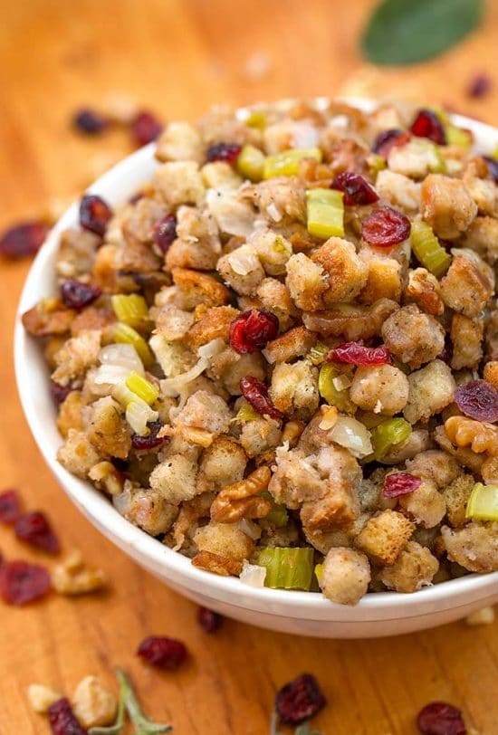 Ten Amazing Slow Cooker and Instant Pot Stuffing Recipes featured on Slow Cooker or Pressure Cooker at SlowCookerFromScratch.com