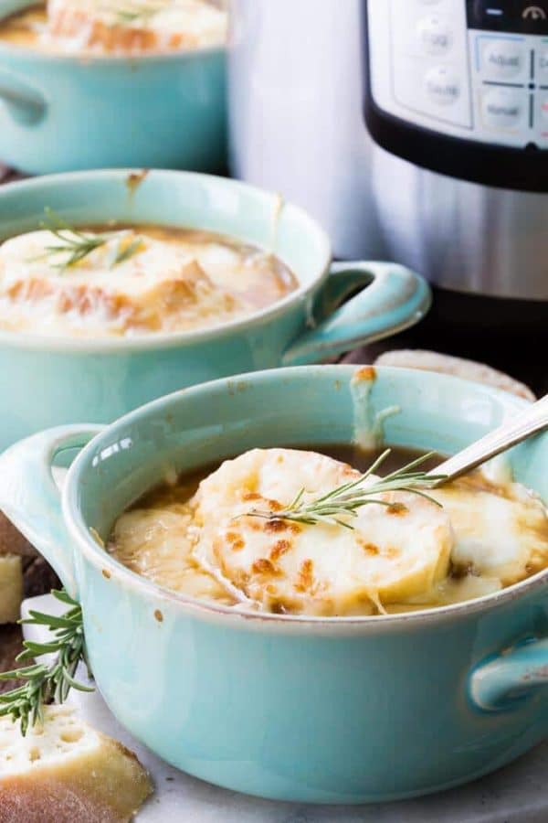 Instant Pot or Slow Cooker French Onion Soup from Eazy Peazy Meals