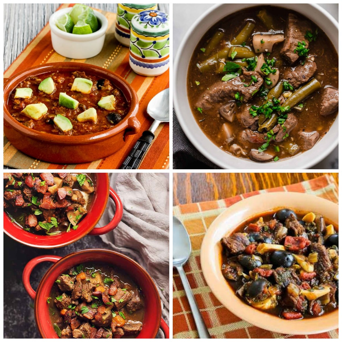 Low-Carb Beef Stew photo collage