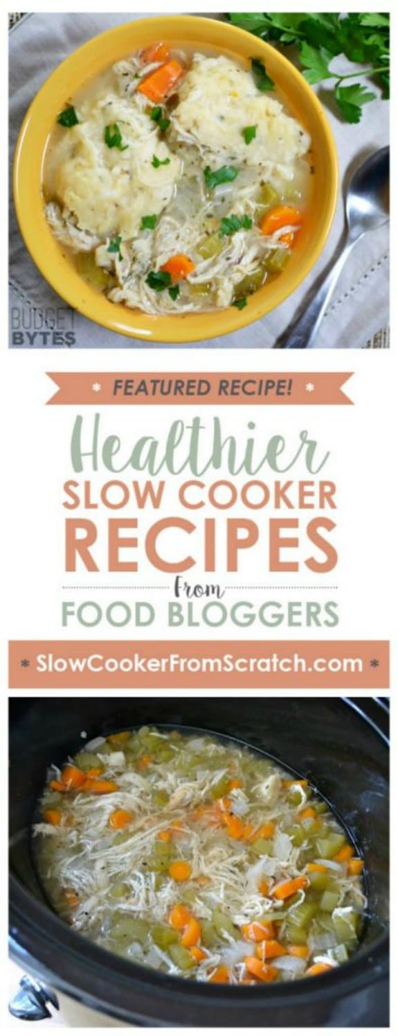 Slow Cooker Chicken and Dumplings from Budget Bytes Slow Cooker or