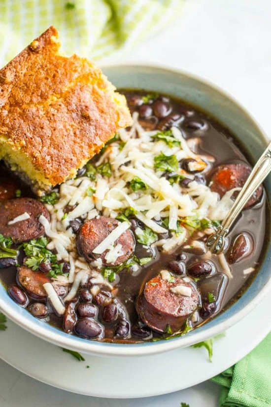 The BEST Slow Cooker Recipes for Black Beans found on Slow Cooker or Pressure Cooker at SlowCookerFromScratch.com