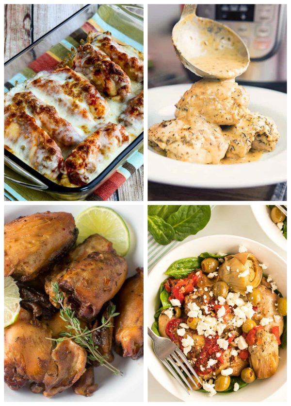 Four Fun Ideas for Low-Carb Chicken Dinners (Slow Cooker or Instant Pot)