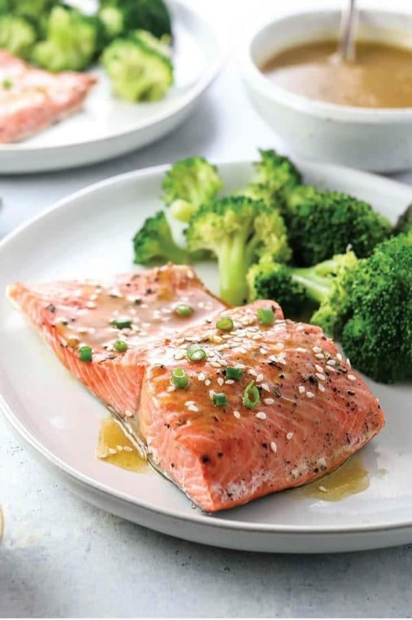 Instant Pot Salmon and Broccoli from Instant Pot Eats