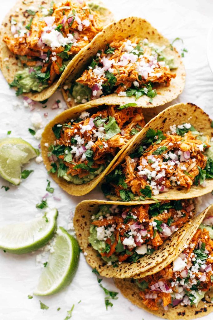 Instant Pot Chicken Tinga Slow Cooker or Pressure Cooker