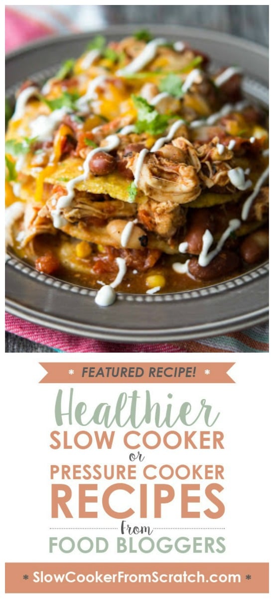 Crockpot Mexican Chili Tortilla Stacks from Slow Cooker Gourmet Slow
