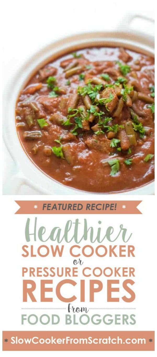 Slow Cooked Lebanese Green Beans and Beef (Lubia) from The Lemon Bowl