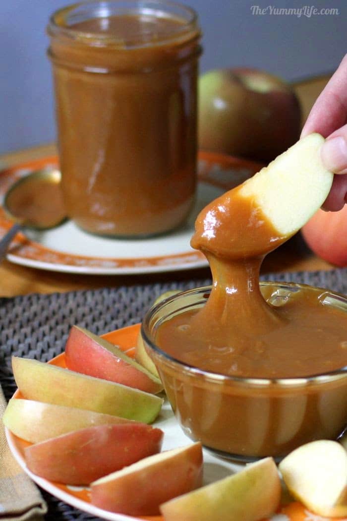 Slow Cooker Caramel Sauce from The Yummy Life Slow Cooker or Pressure