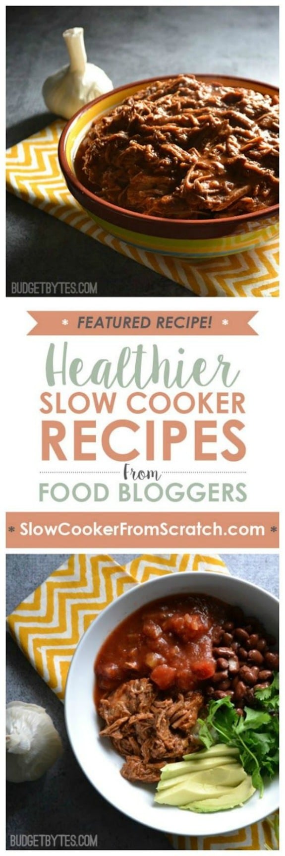 Slow Cooker Saucy Southwest Shredded Beef from Budget Bytes Slow