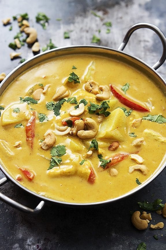 Three Mouth-Watering Recipes for Coconut Curry Chicken from Slow Cooker or Pressure Cooker at SlowCookerFromScratch.com