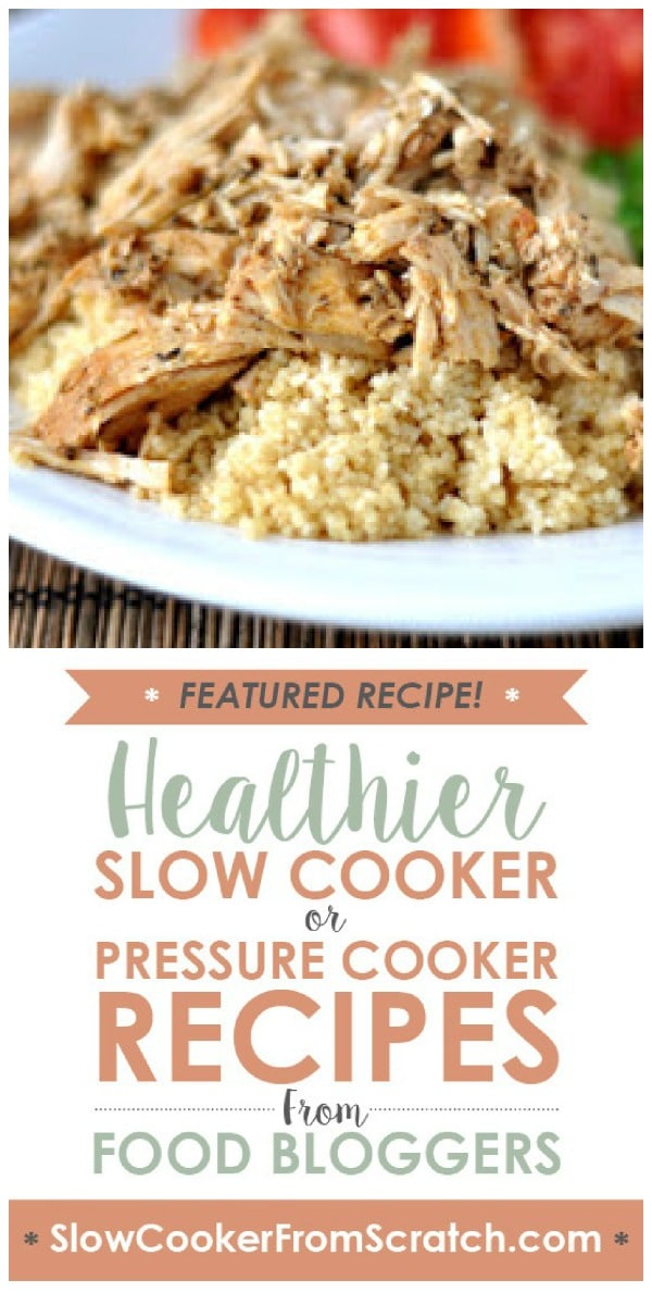 Slow Cooker Mediterranean Pork with Couscous from Mel's Kitchen Cafe