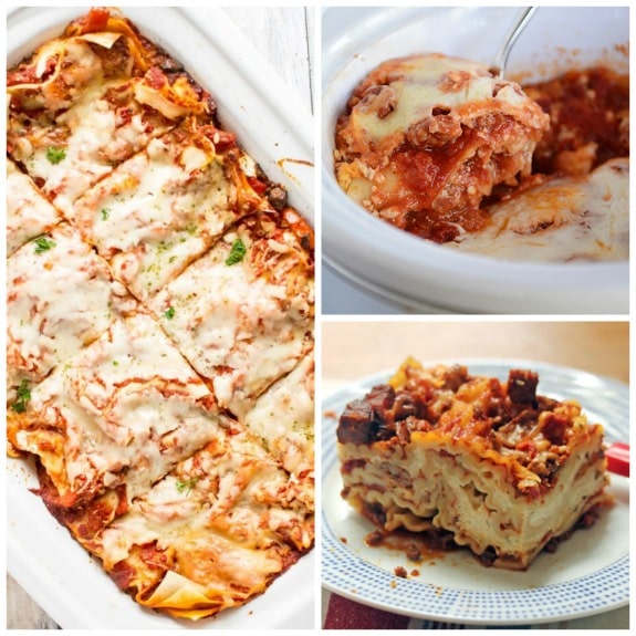 The BEST Slow Cooker Lasagna Recipes Slow Cooker or Pressure Cooker