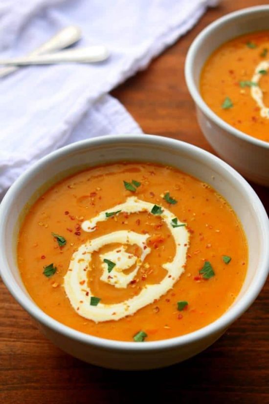 Instant Pot (or Slow Cooker) Vegan Butternut Squash Soup from 365 Days of Slow + Pressure Cooking