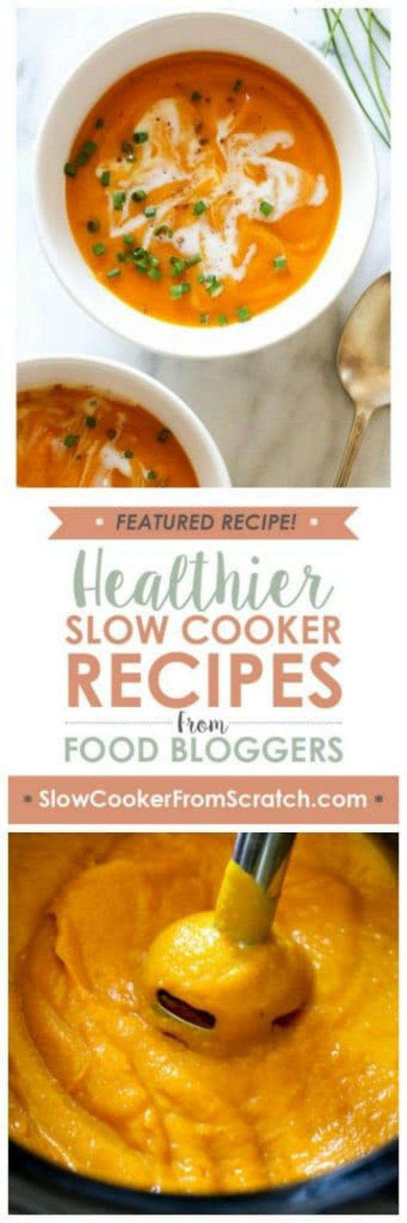 Slow Cooker Blissful Butternut Squash Soup from Skinnytaste Slow Cooker or Pressure Cooker
