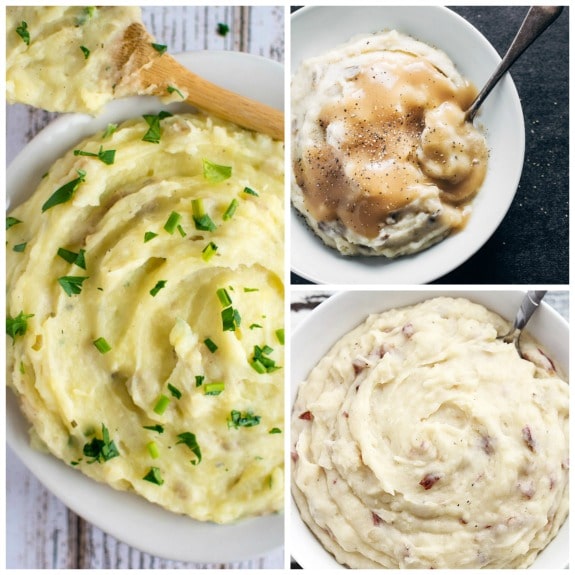 50+ Recipes for a Slow Cooker (or Instant Pot) Thanksgiving featured on Slow Cooker or Pressure Cooker at SlowCookerFromScratch.com