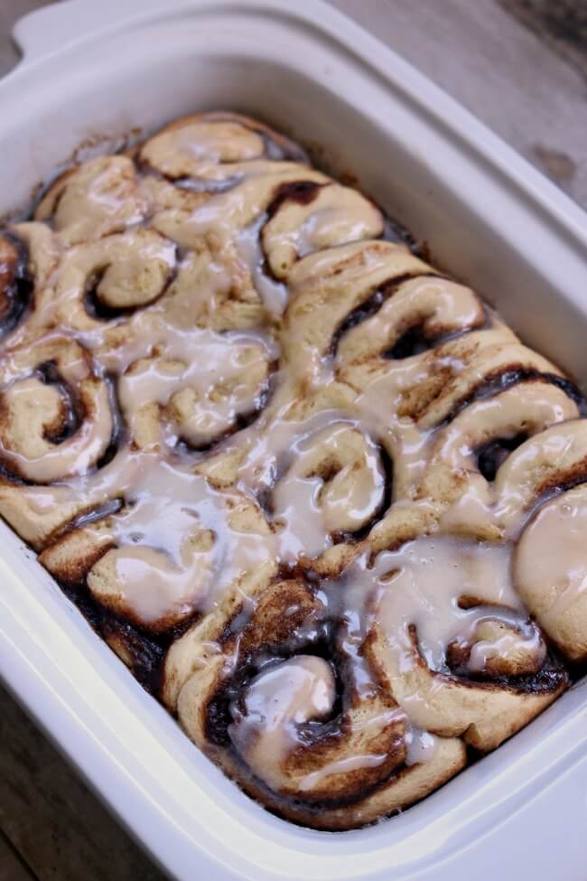 Slow Cooker Cinnamon Rolls from 365 Days of Slow + Pressure Cooking
