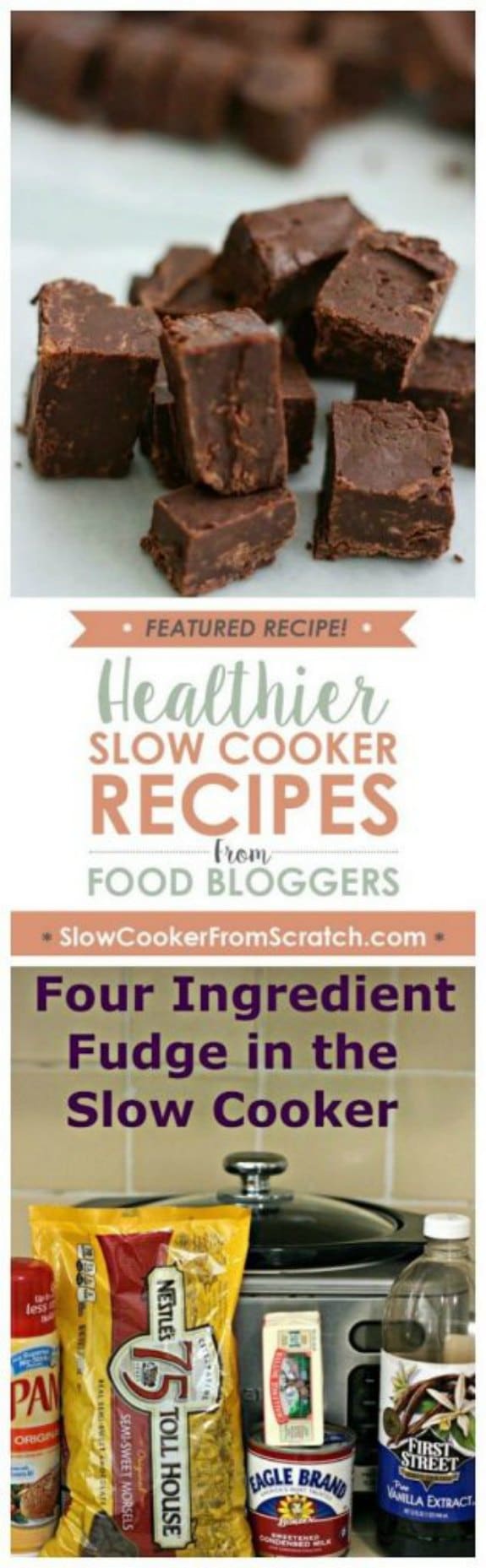 How to Make Perfect Fudge in the Slow Cooker from A Year of Slow