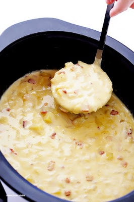 THE BEST Slow Cooker Potato Soup Recipes featured on SlowCookerFromScratch.com