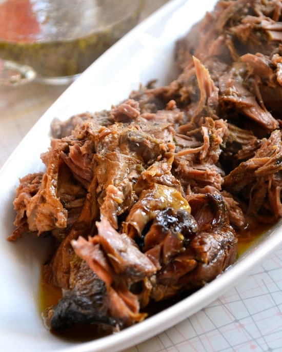 The BEST Recipes for Easter Leg of Lamb in the Slow Cooker found on SlowCookerFromScratch.com