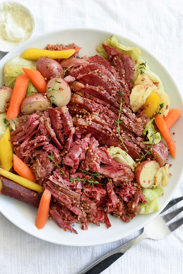 Slow Cooker Corned Beef from Food Bloggers found on SlowCookerFromScratch.com