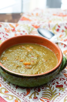The BEST Slow Cooker Split Pea Soup from Food Bloggers found on SlowCookerFromScratch.com