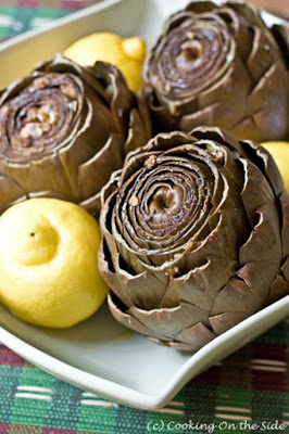 How to Cook Artichokes in the Slow Cooker or Instant Pot found on Slow Cooker or Pressure Cooker at SlowCookerFromScratch.com