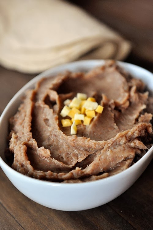 The BEST Slow Cooker or Instant Pot Refried Beans found on Slow Cooker or Pressure Cooker