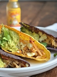 65+ Amazing Beef, Pork, and Chicken Slow Cooker Tacos Recipes from Food Bloggers found on SlowCookerFromScratch.com