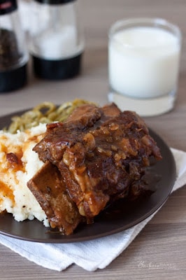 The BEST Instant Pot Ribs for a Finger Licking Dinner [featured on SlowCookerFromScratch.com]