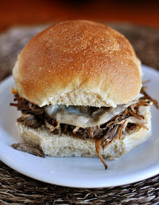 The BEST Slow Cooker Sandwiches with Chicken, Pork, or Beef