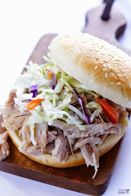 The BEST Slow Cooker Sandwiches with Chicken, Pork, or Beef