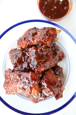 The BEST Instant Pot Ribs for a Finger Licking Dinner [featured on SlowCookerFromScratch.com]